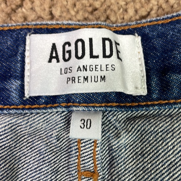Agolde hi-rise button fly Jean shorts - Picture 5 of 6